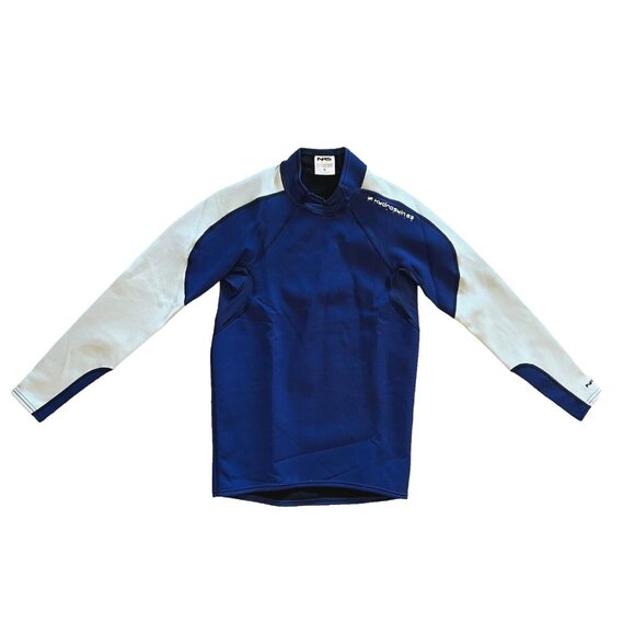 NRS Hydroskin G3 Titanium Blue/Gray Long Sleeve  Neoprene Wetsuit Shirt- Medium - Picture 1 of 4